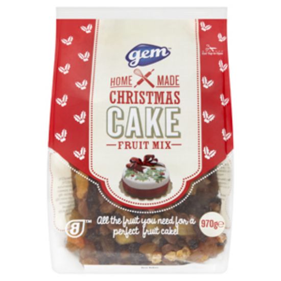 Picture of Gem Christmas Cake Fruit Pack 970g x6 